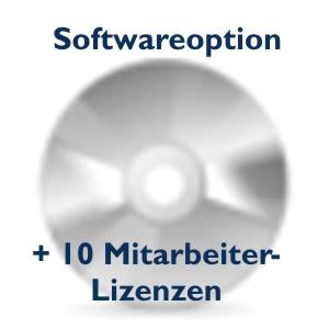 Erweiterung um 10 Mitarbeiterlizenzen mit Transponder